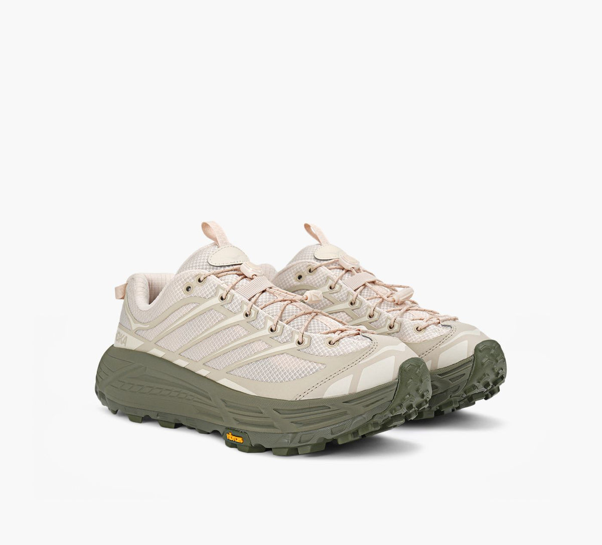HOKA UMAFATETHREE2 en TAUPE vue 2