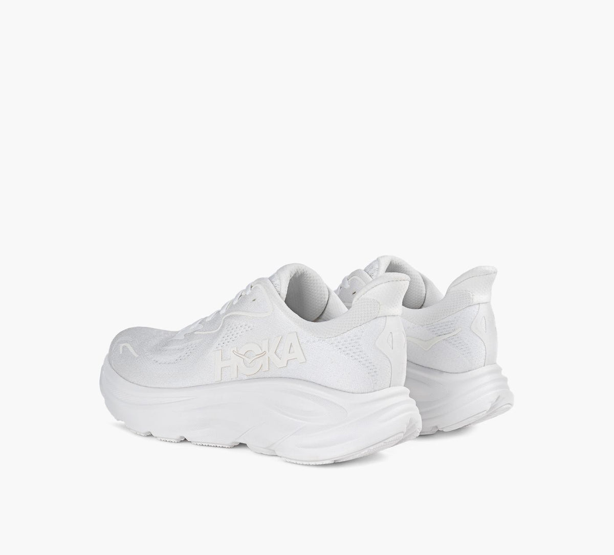 HOKA CLIFTON10 in WHITE view 3