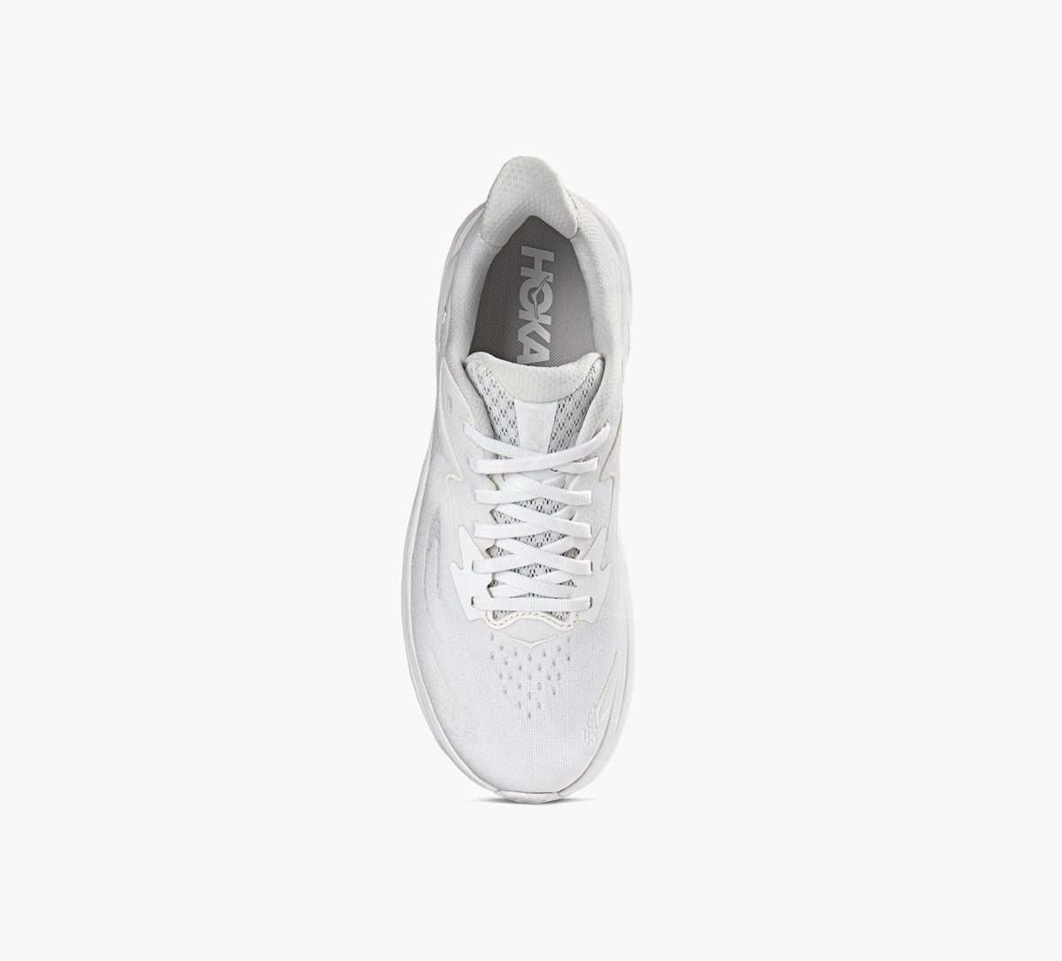 HOKA CLIFTON10 in WHITE view 1c