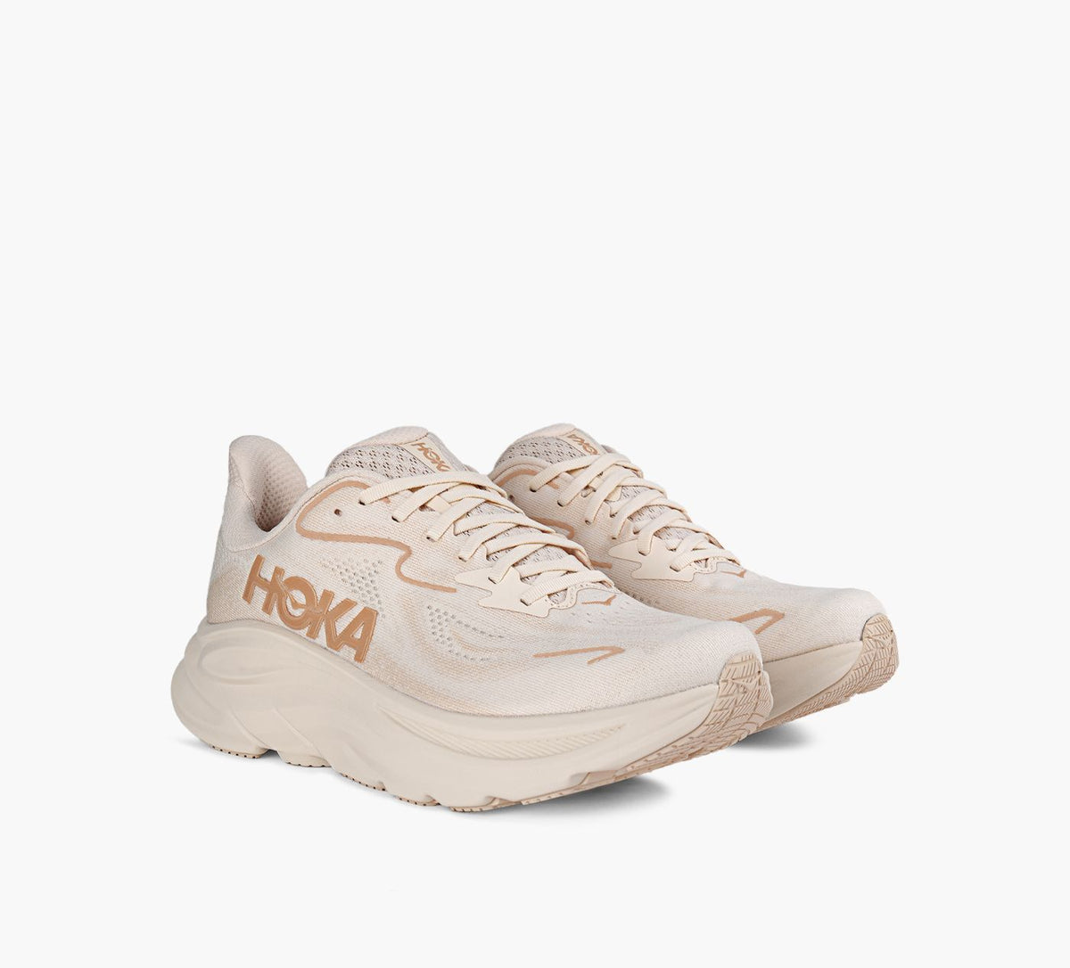 HOKA CLIFTON10 in BEIGE view 2