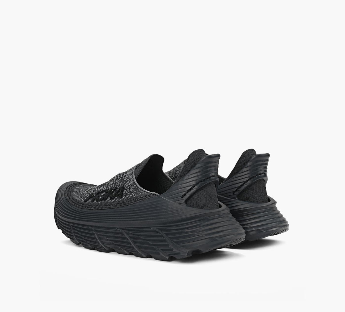 HOKA RESTORETC in BLACK view 3