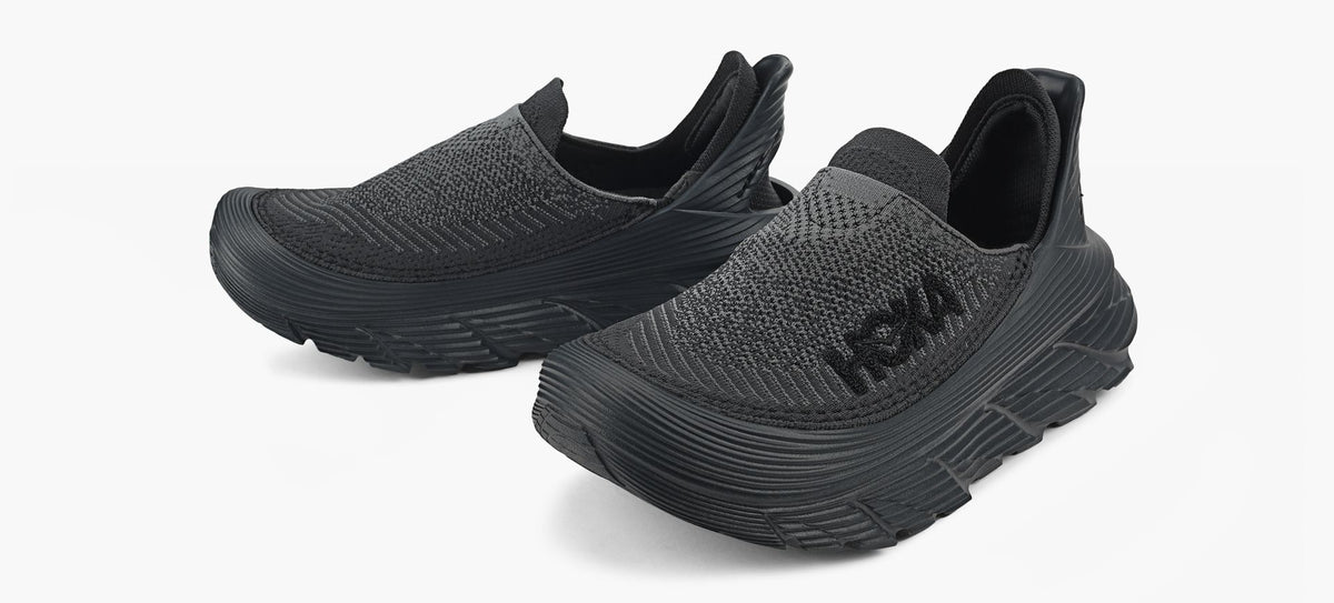 HOKA RESTORETC in BLACK view 4