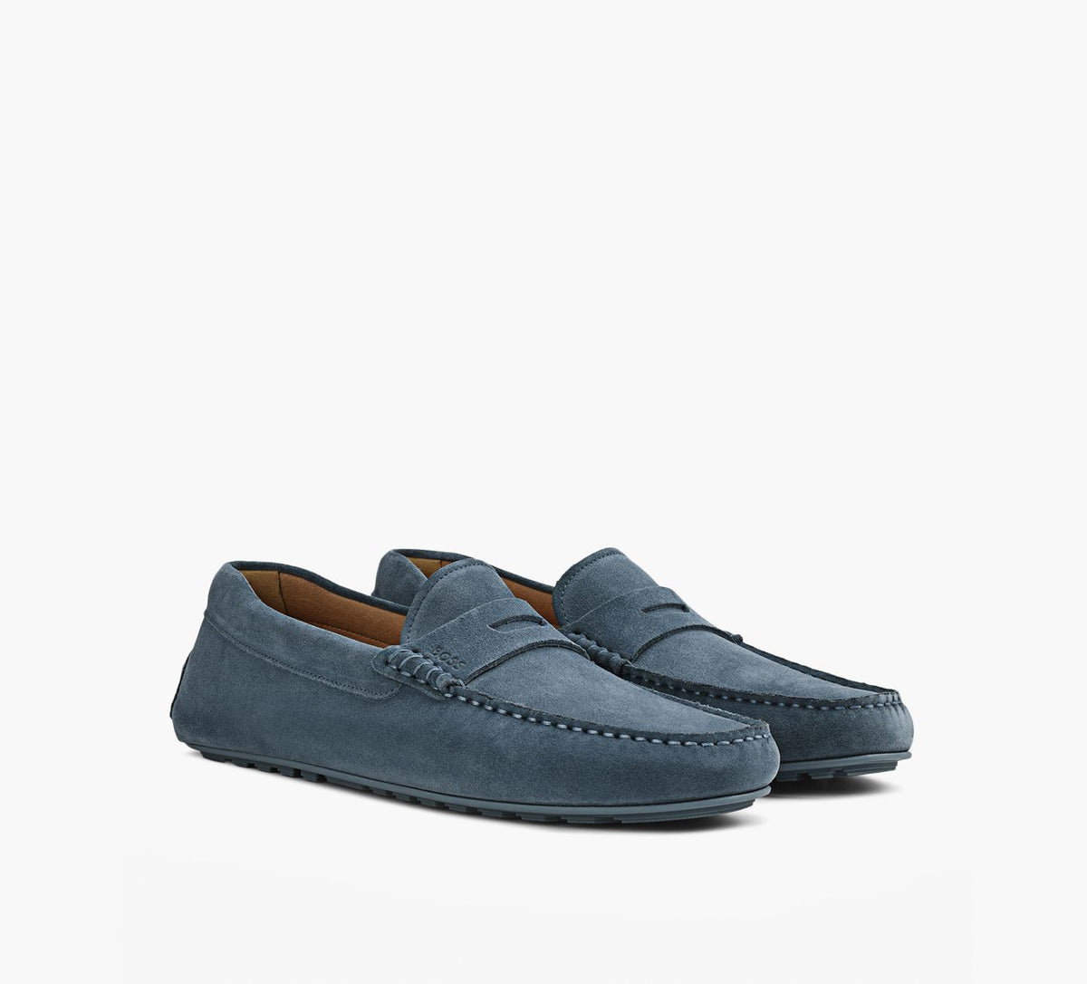 BOSS NOELMOCCASIN in BLUE view 2