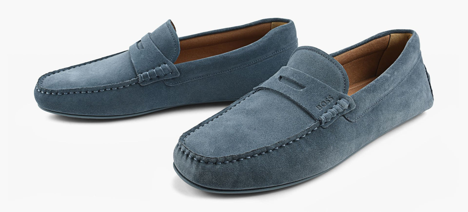 BOSS NOELMOCCASIN in BLUE view 4