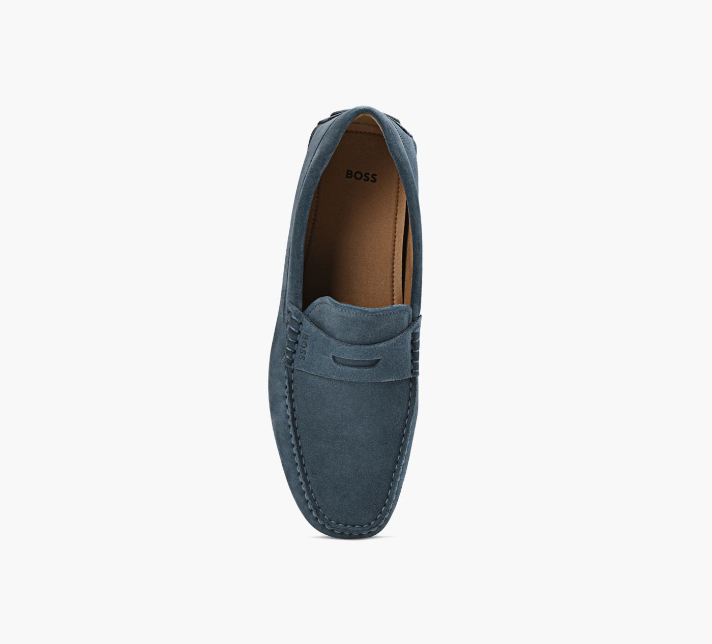 BOSS NOELMOCCASIN in BLUE view 1c