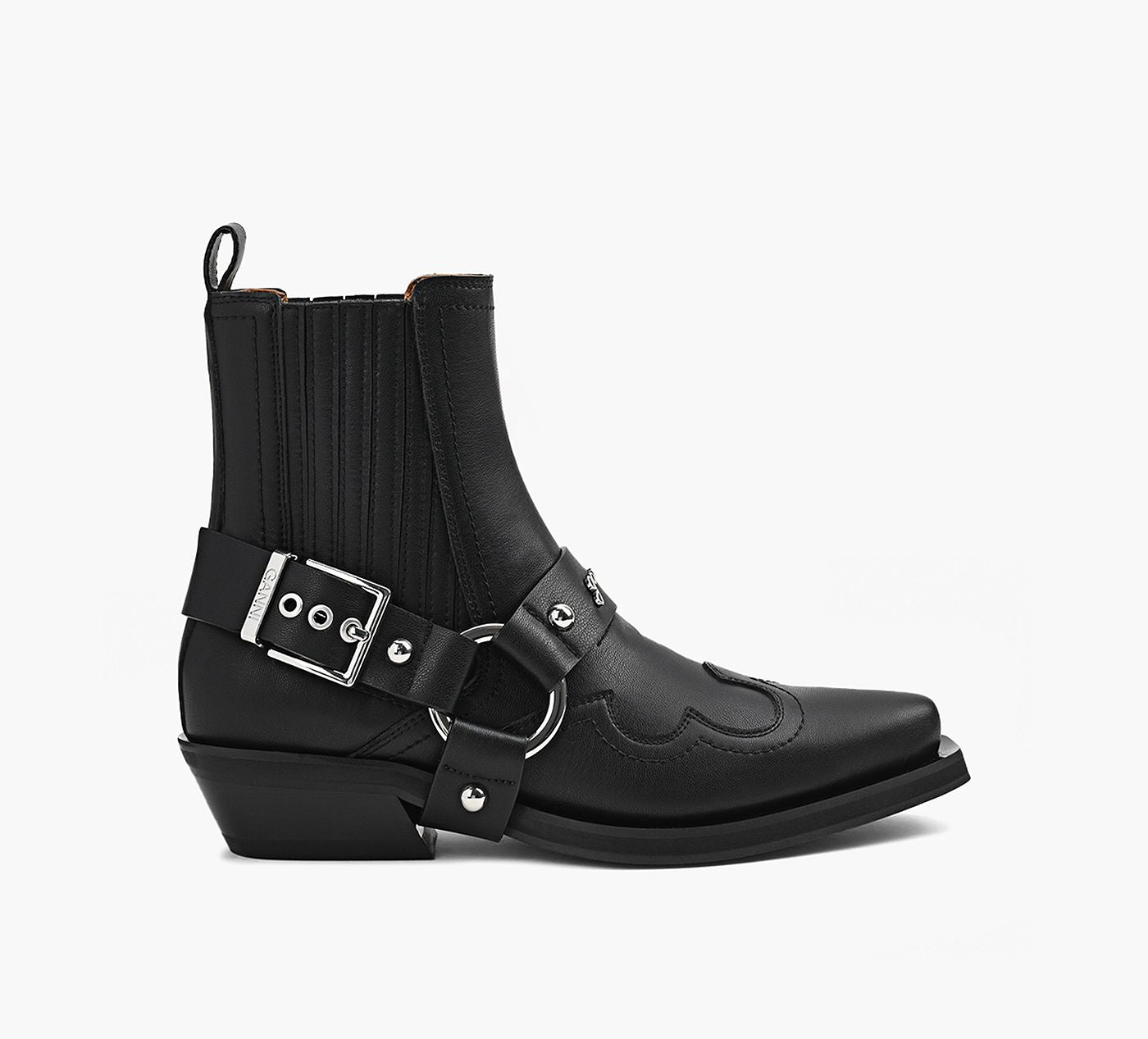 GANNI CHELSEAWESTERN in BLACK