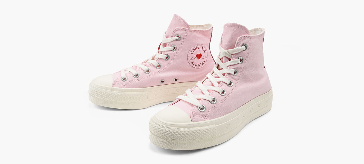CONVERSE CHUCKTAYLORLIFTLOVEME en ROSE PALE vue 4