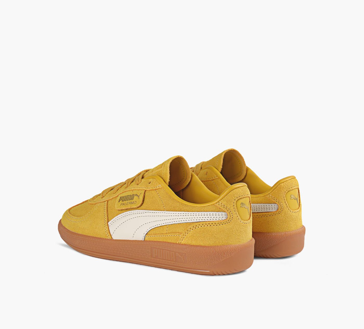 PUMA BASKETSPALERMO en JAUNE vue 3