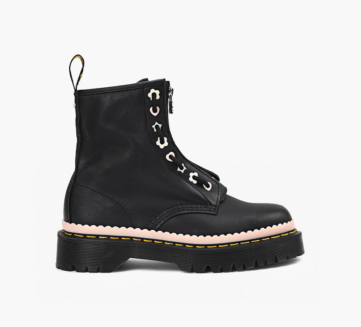 DR. MARTENS 1460PASCALBEXFRONTZIP in BLACK
