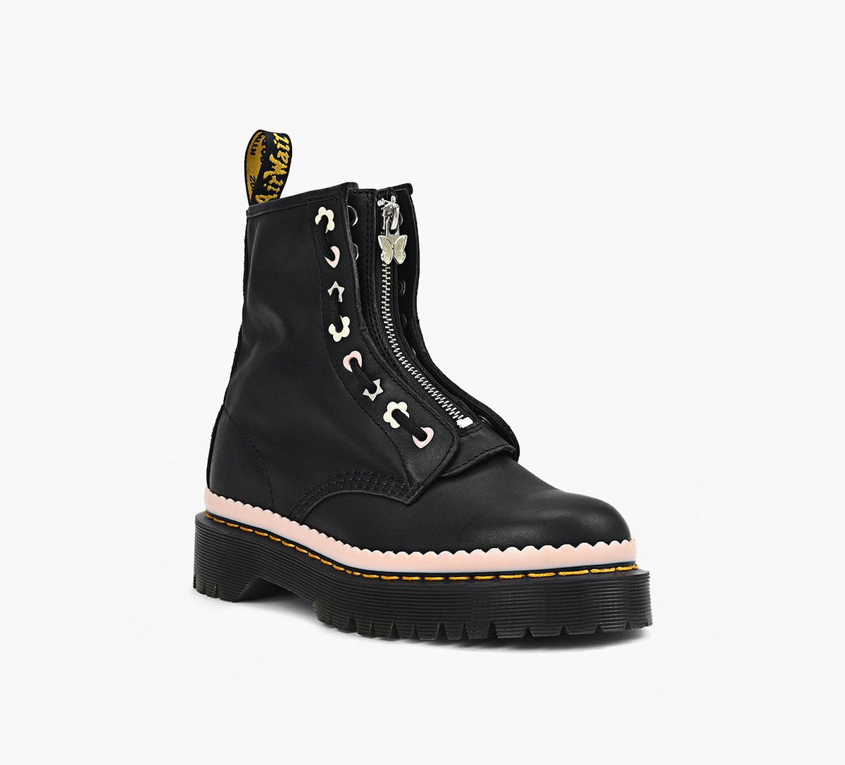 DR. MARTENS 1460PASCALBEXFRONTZIP in BLACK view 2
