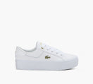 LACOSTE PLATEFORMEZIANE en BLANC