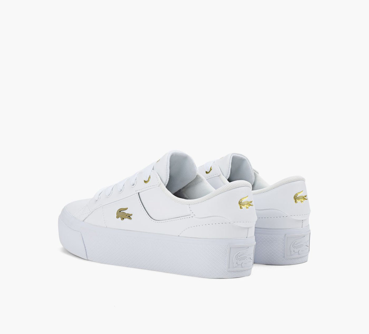 LACOSTE PLATEFORMEZIANE en BLANC vue 3