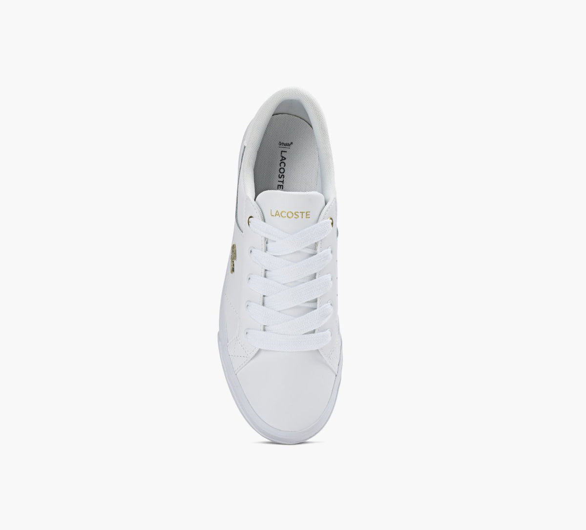 LACOSTE PLATEFORMEZIANE en BLANC vue 1c