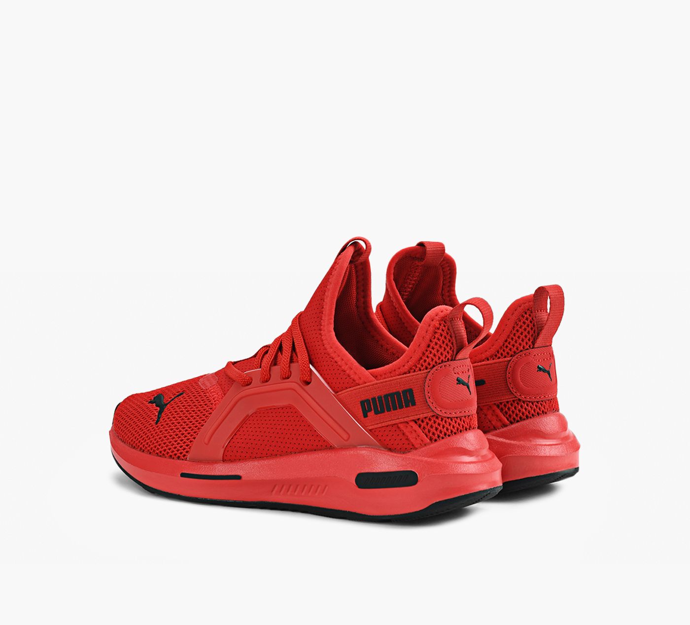 PUMA BASKETSOFTRIDEENZO5 en ROUGE vue 3