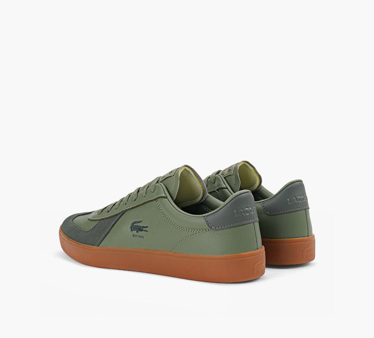 LACOSTE BASESHOTPROSNEAKER in GREEN view 3