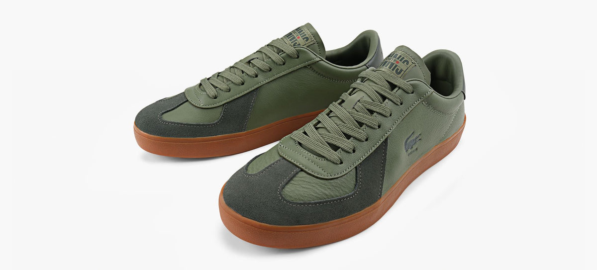 LACOSTE BASESHOTPROSNEAKER in GREEN view 4