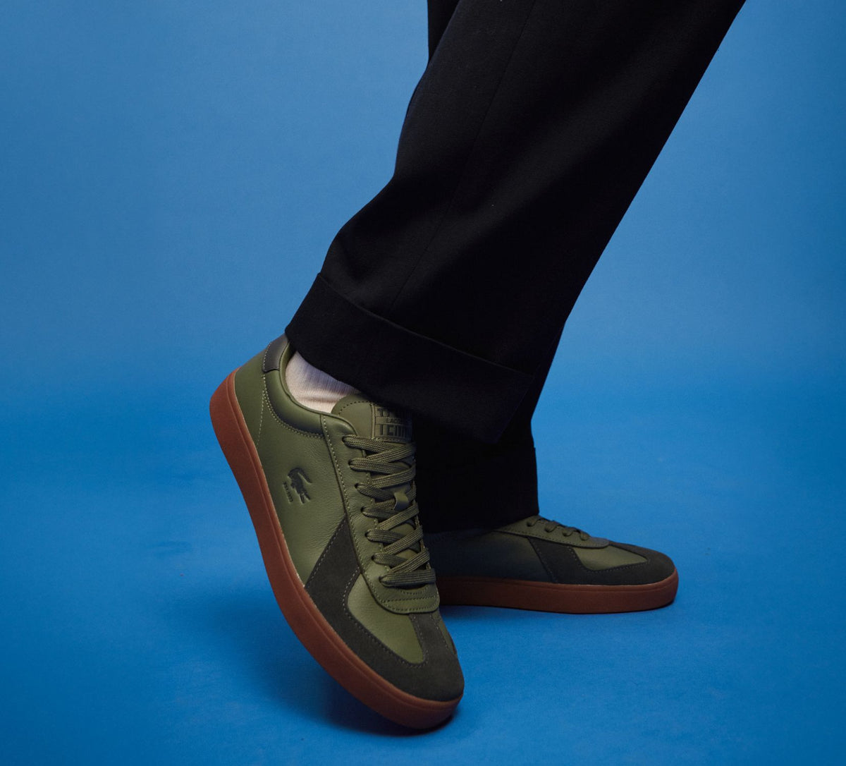 LACOSTE BASESHOTPROSNEAKER in GREEN view 7