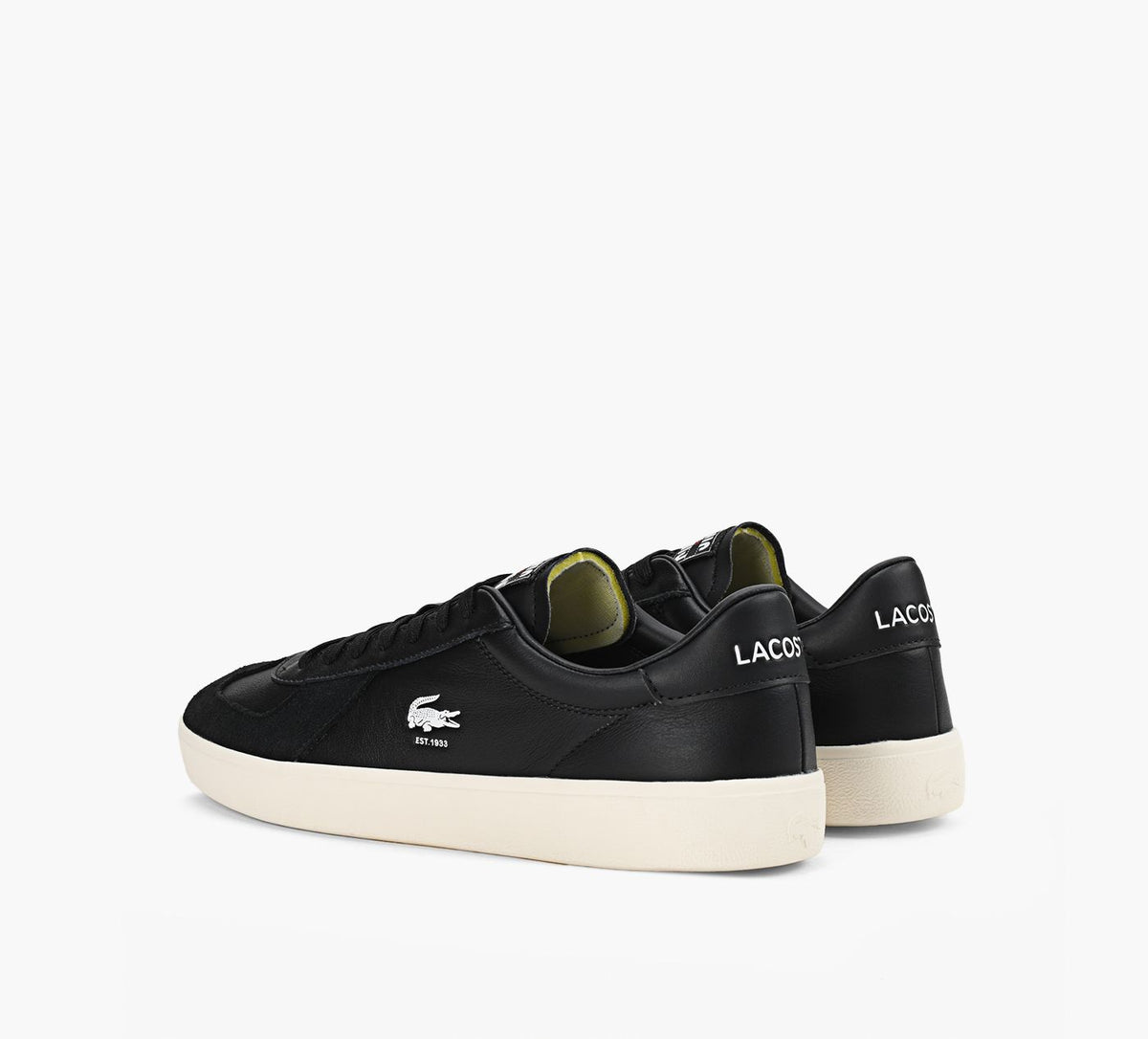 LACOSTE BASESHOTPROSNEAKER in BLACK view 3