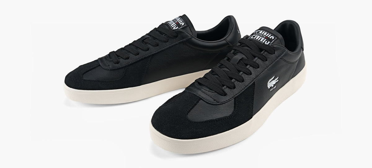 LACOSTE BASESHOTPROSNEAKER in BLACK view 4