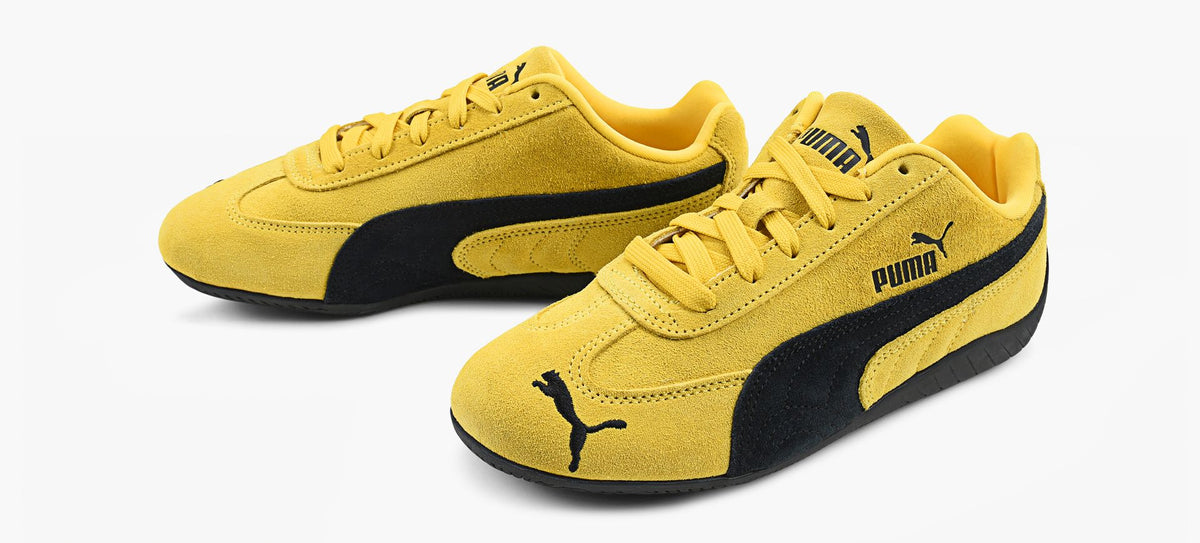 PUMA BASKETSSPEEDCATOG en JAUNE vue 4