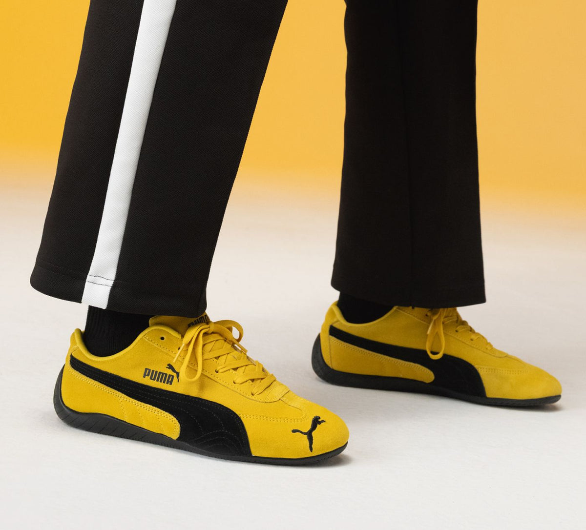 PUMA BASKETSSPEEDCATOG en JAUNE vue 9