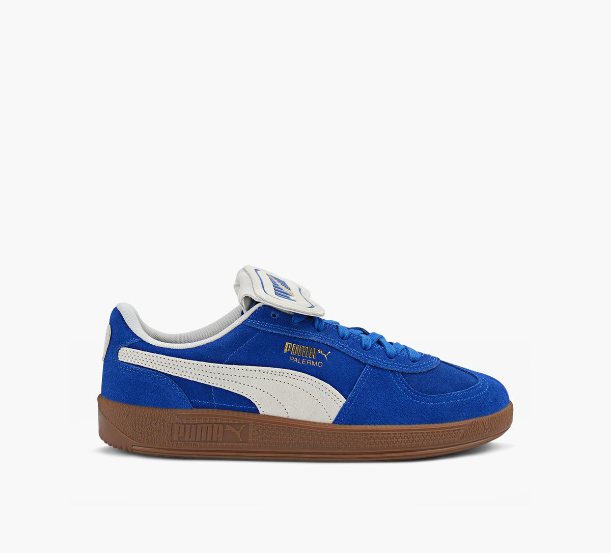 PUMA BASKETSPALERMOPREMIUMENSUDE en BLEU