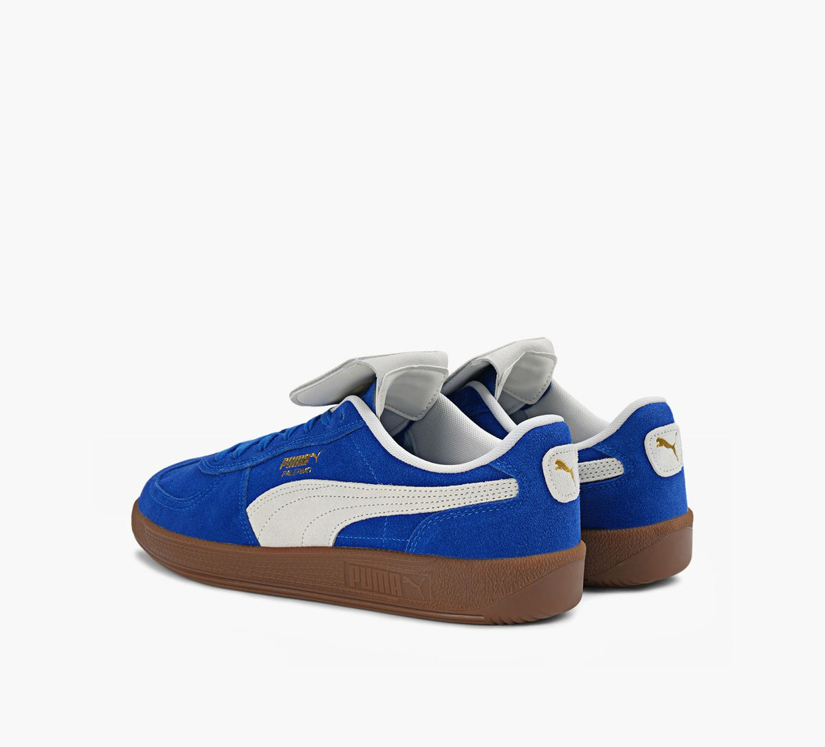 PUMA BASKETSPALERMOPREMIUMENSUDE en BLEU vue 3