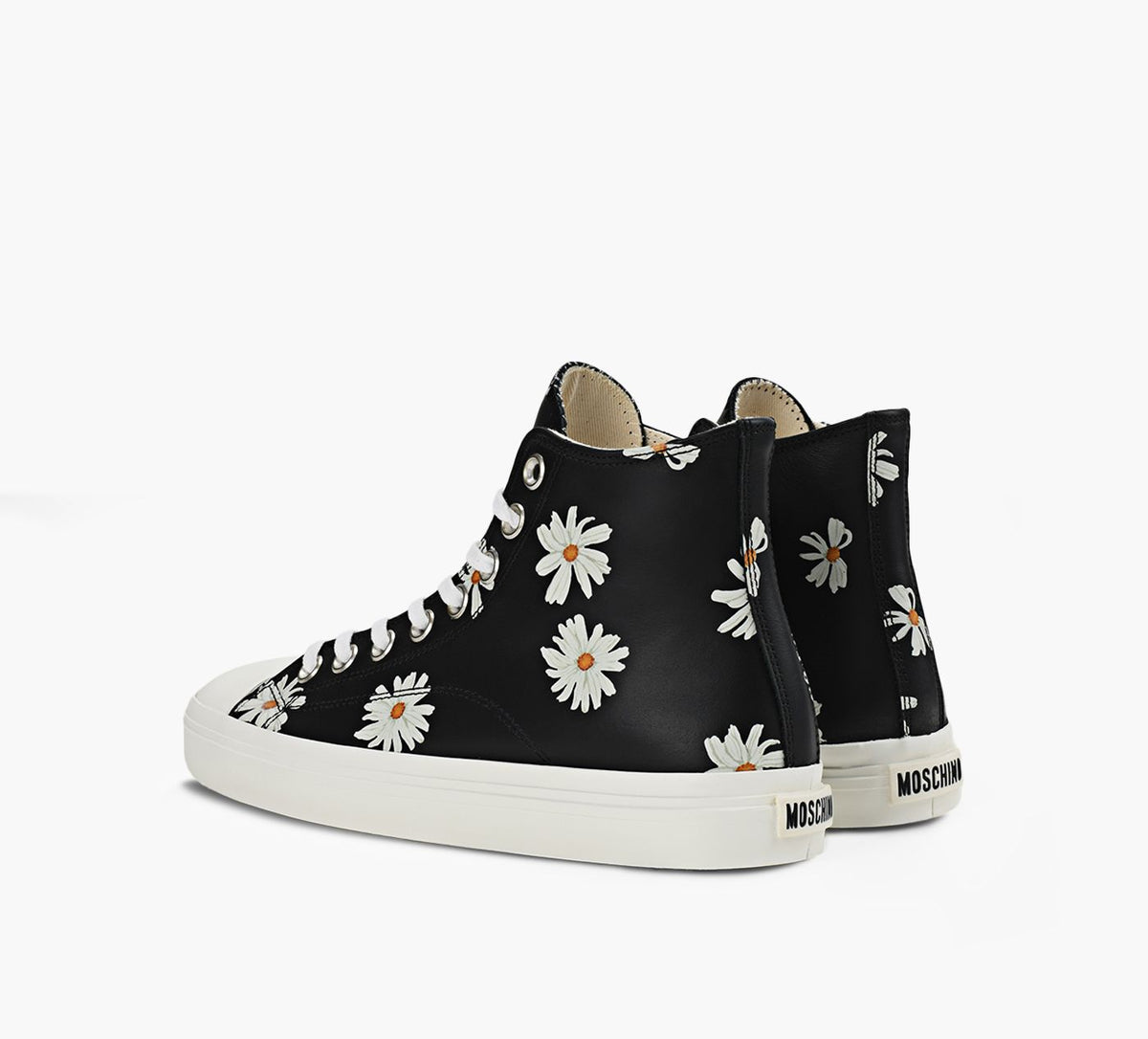 MOSCHINO BASKETEDGE en NOIR vue 3
