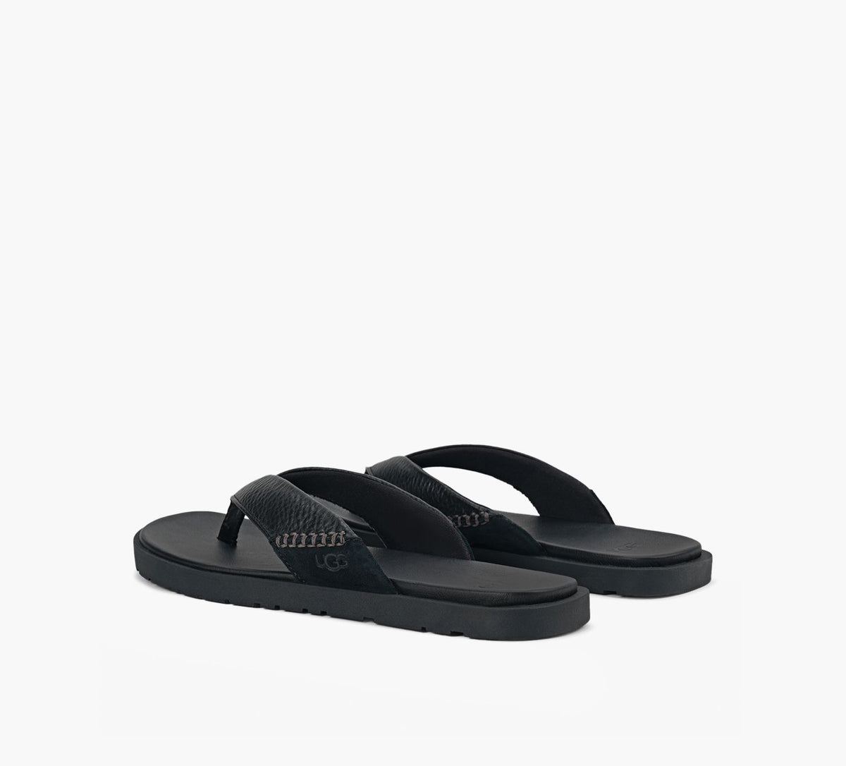 UGG TONGENCUIRSEASIDE en NOIR vue 3