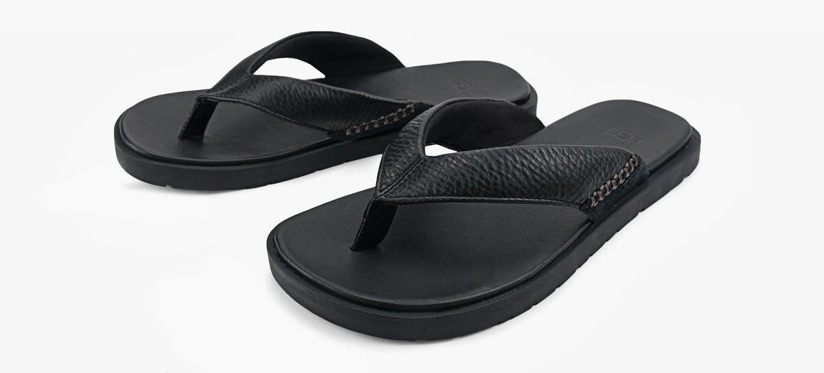 UGG TONGENCUIRSEASIDE en NOIR vue 4