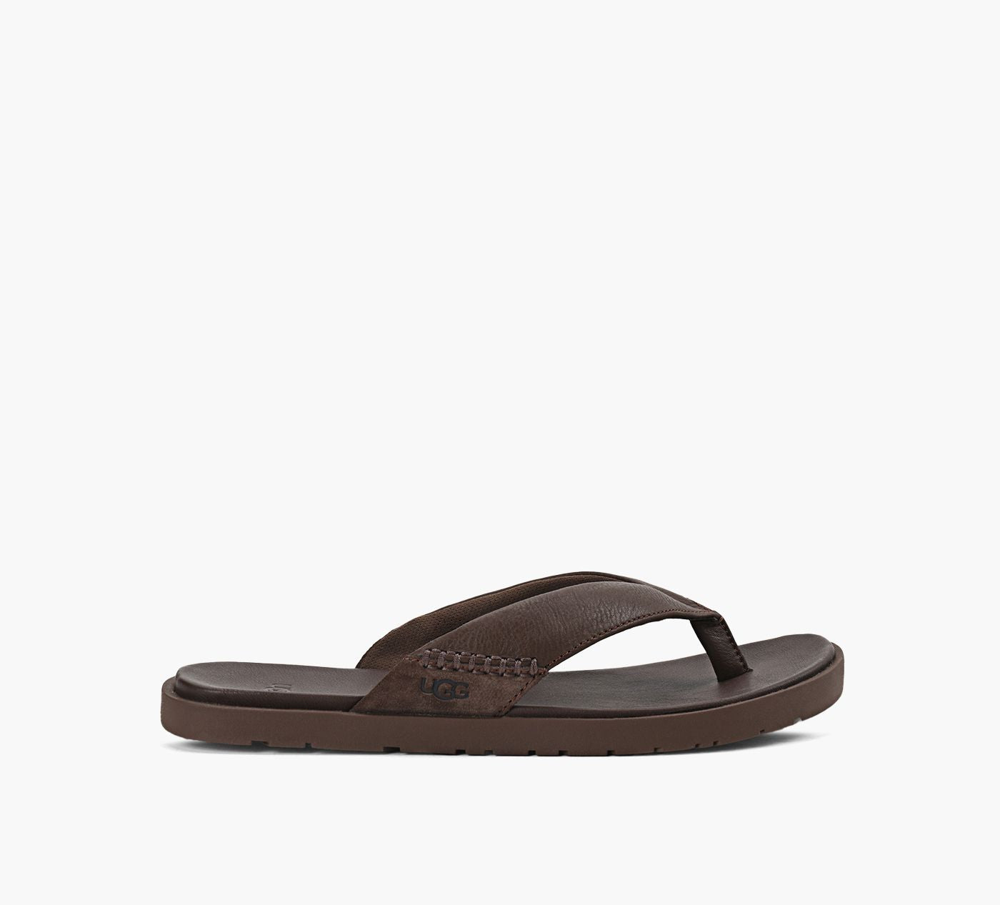 UGG SEASIDEFLIPLEATHER in BROWN