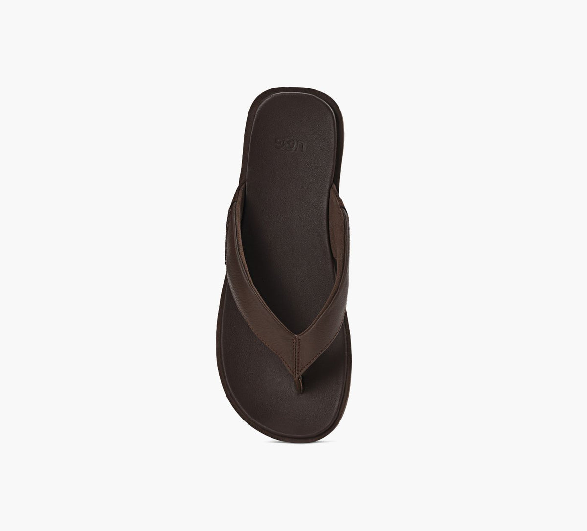 UGG TONGENCUIRSEASIDE en BRUN vue 1c