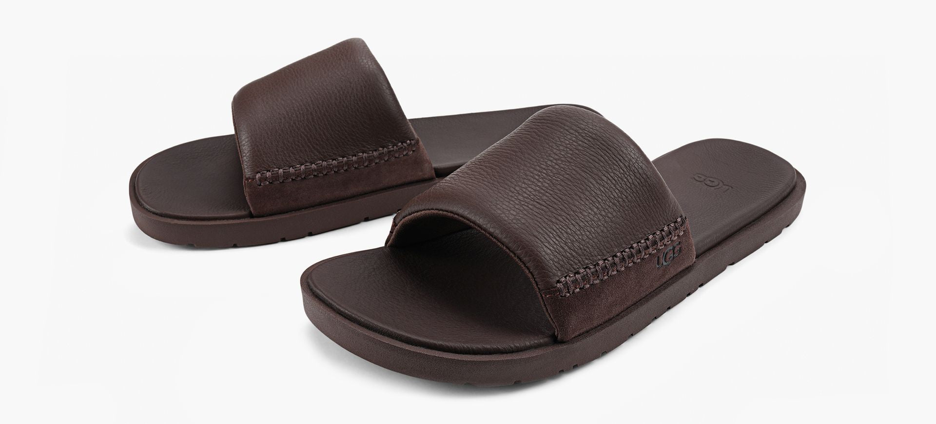 UGG SEASIDESLIDE in BROWN view 4