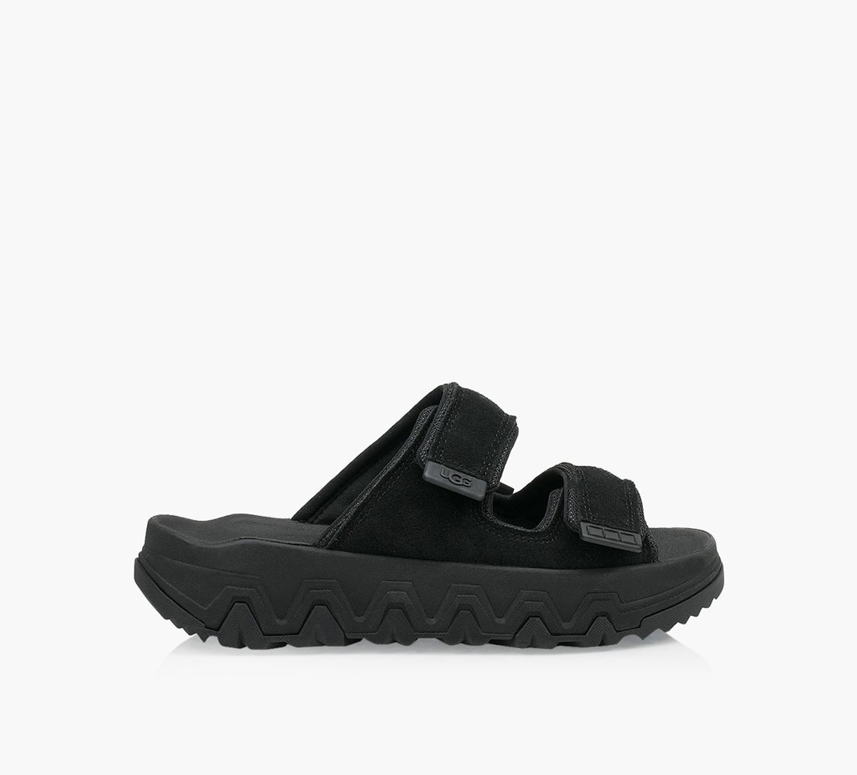 UGG CAPTRAILSTRAPSLIDE in BLACK