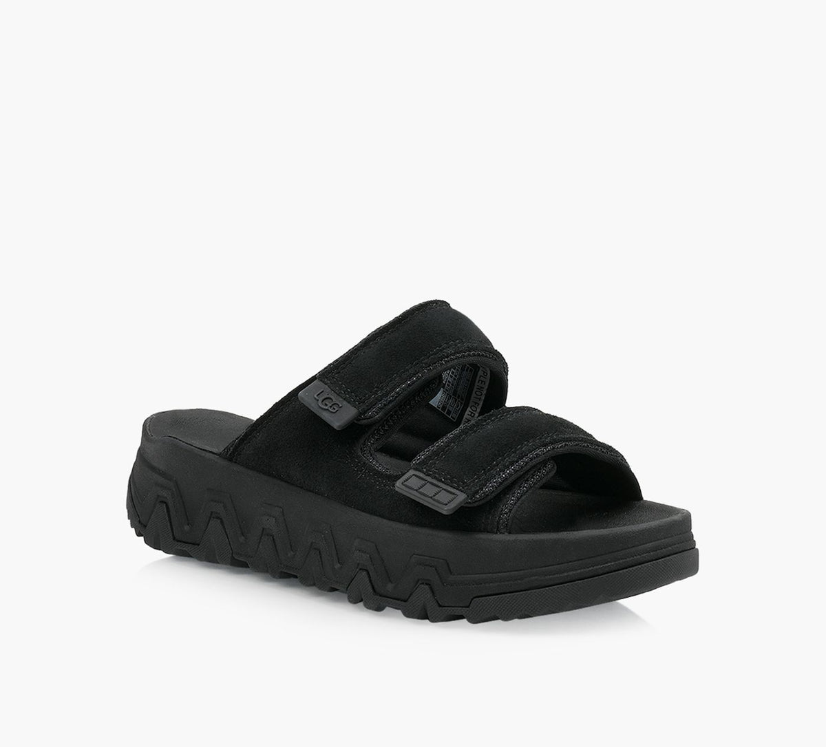 UGG CAPTRAILSTRAPSLIDE in BLACK view 2