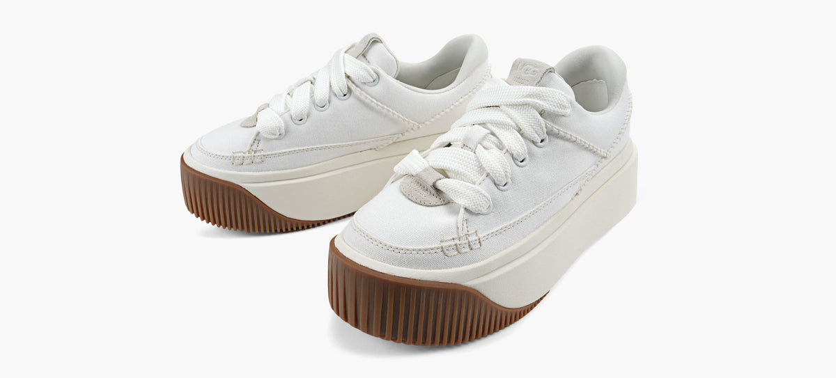 UGG EZDUZZITLACE in WHITE view 4