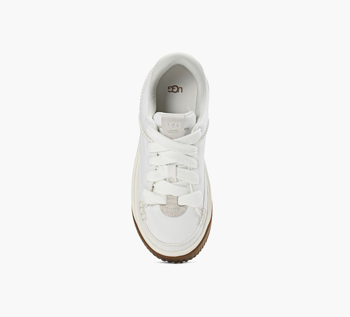 UGG EZDUZZITLACE in WHITE view 1c