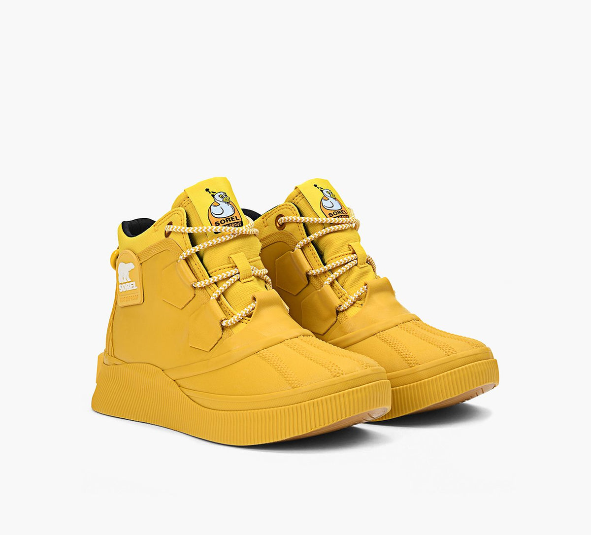 SOREL OUTNABOUTIVSPLASHYWP in YELLOW view 2