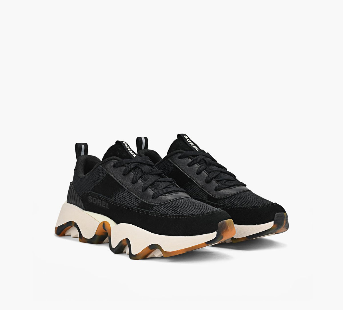 SOREL KINETICIMPACTIIWONDERCHAUSSUREDESPORTLACER en NOIR vue 2