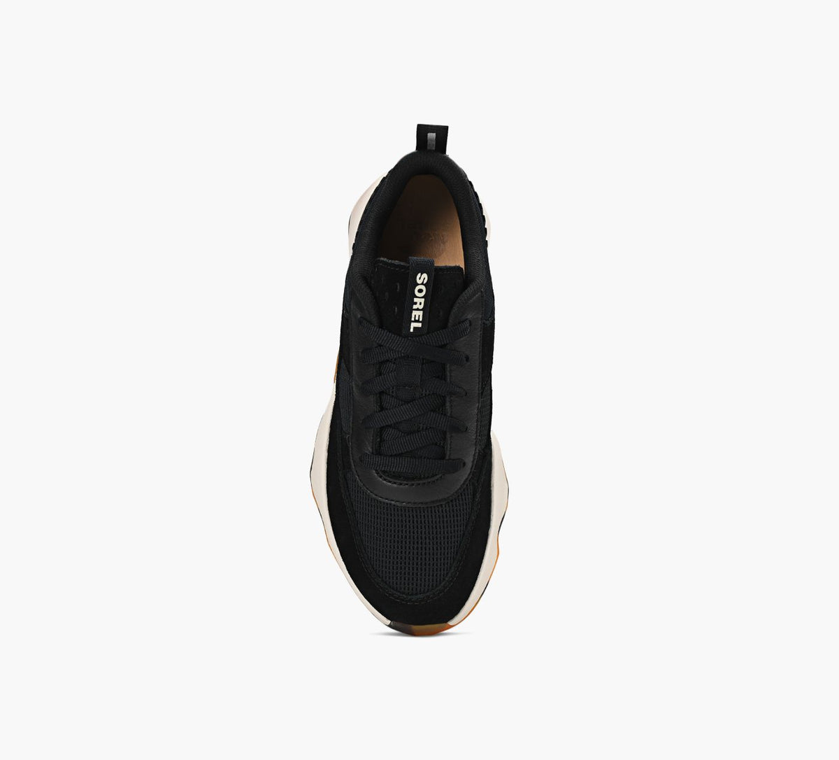 SOREL KINETICIMPACTIIWONDERCHAUSSUREDESPORTLACER en NOIR vue 1c