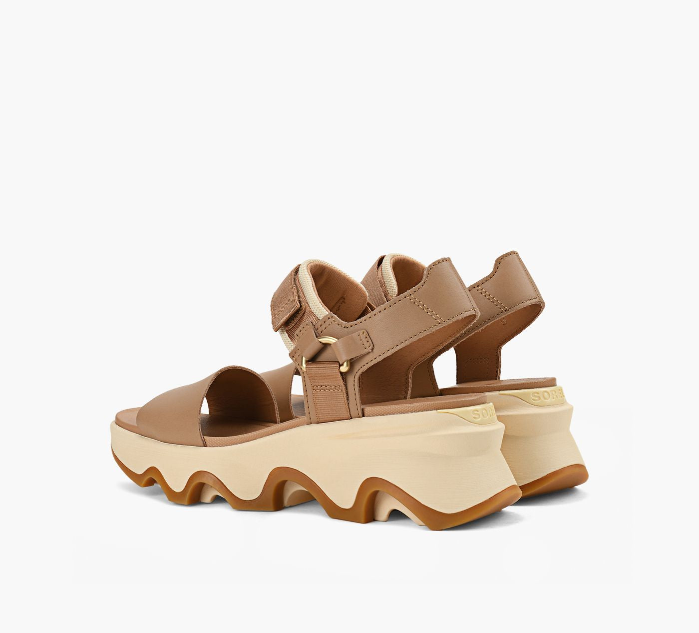 SOREL KINETICIMPACTSANDALEHAUTEBRIDEENY en BEIGE vue 3