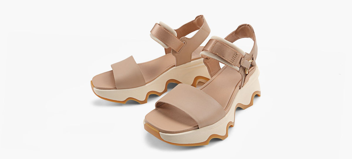 SOREL KINETICIMPACTSANDALEHAUTEBRIDEENY en BEIGE vue 4
