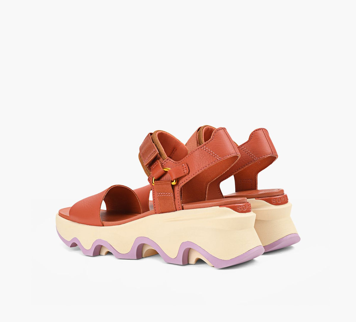 SOREL KINETICIMPACTSANDALEBRIDEENY en ORANGE vue 3