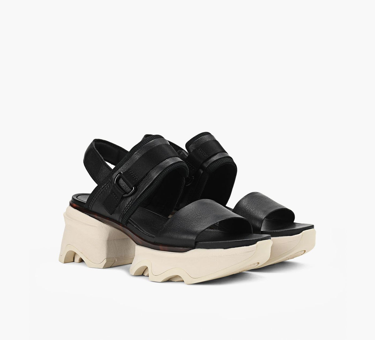 SOREL KINETICIMPACTSLINGBACKHEELSANDAL in BLACK view 2