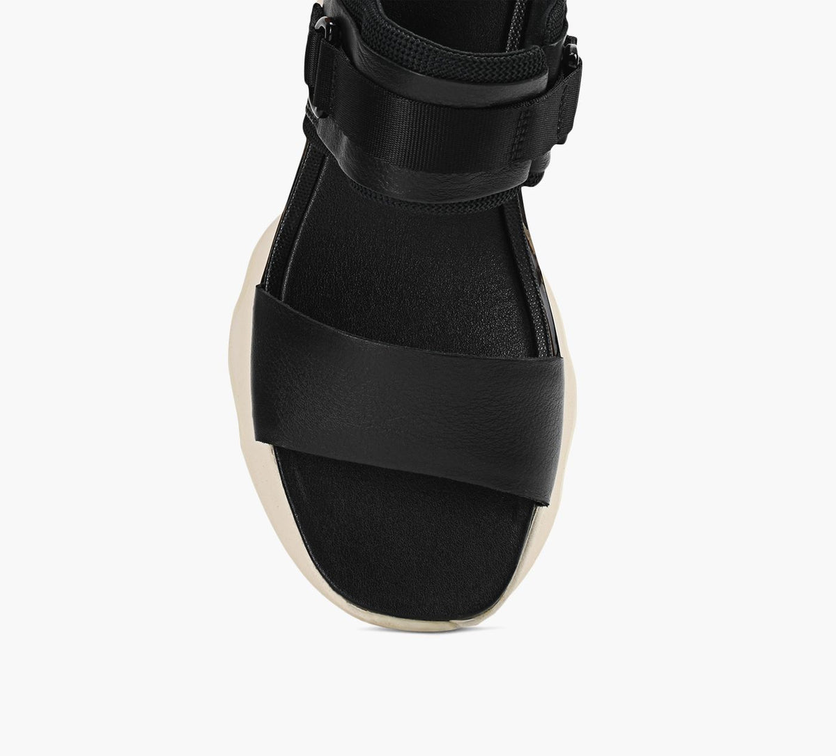SOREL KINETICIMPACTSLINGBACKHEELSANDAL in BLACK view 1c
