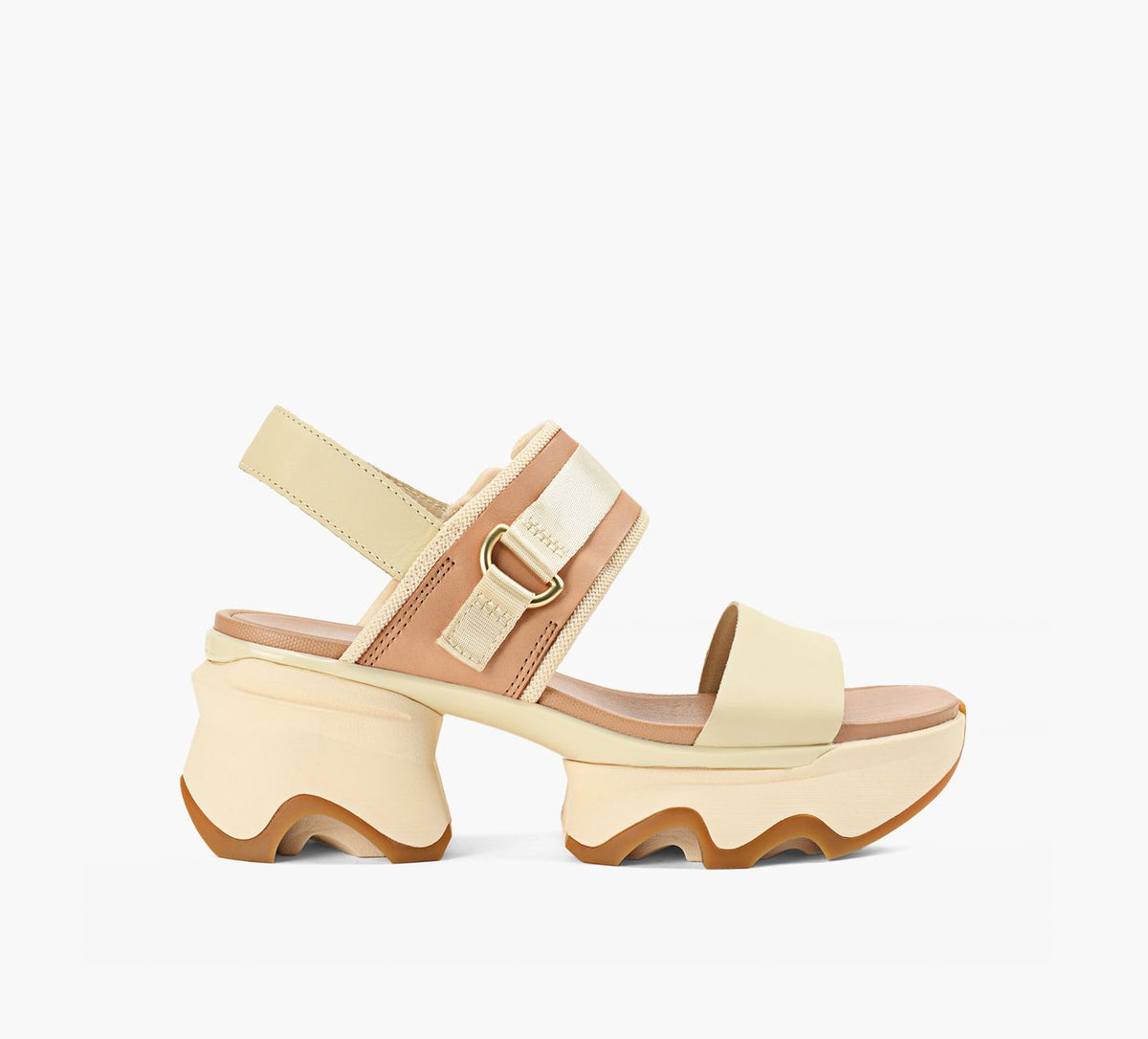 SOREL KINETICIMPACTSLINGBACKHEELSANDAL in BEIGE