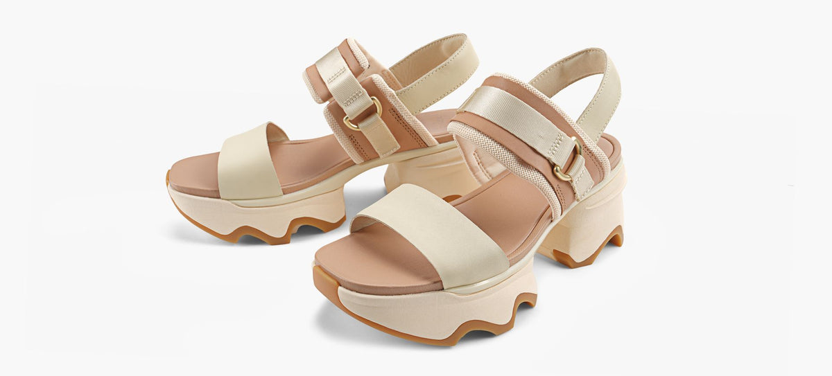 SOREL KINETICIMPACTSLINGBACKHEELSANDAL in BEIGE view 4
