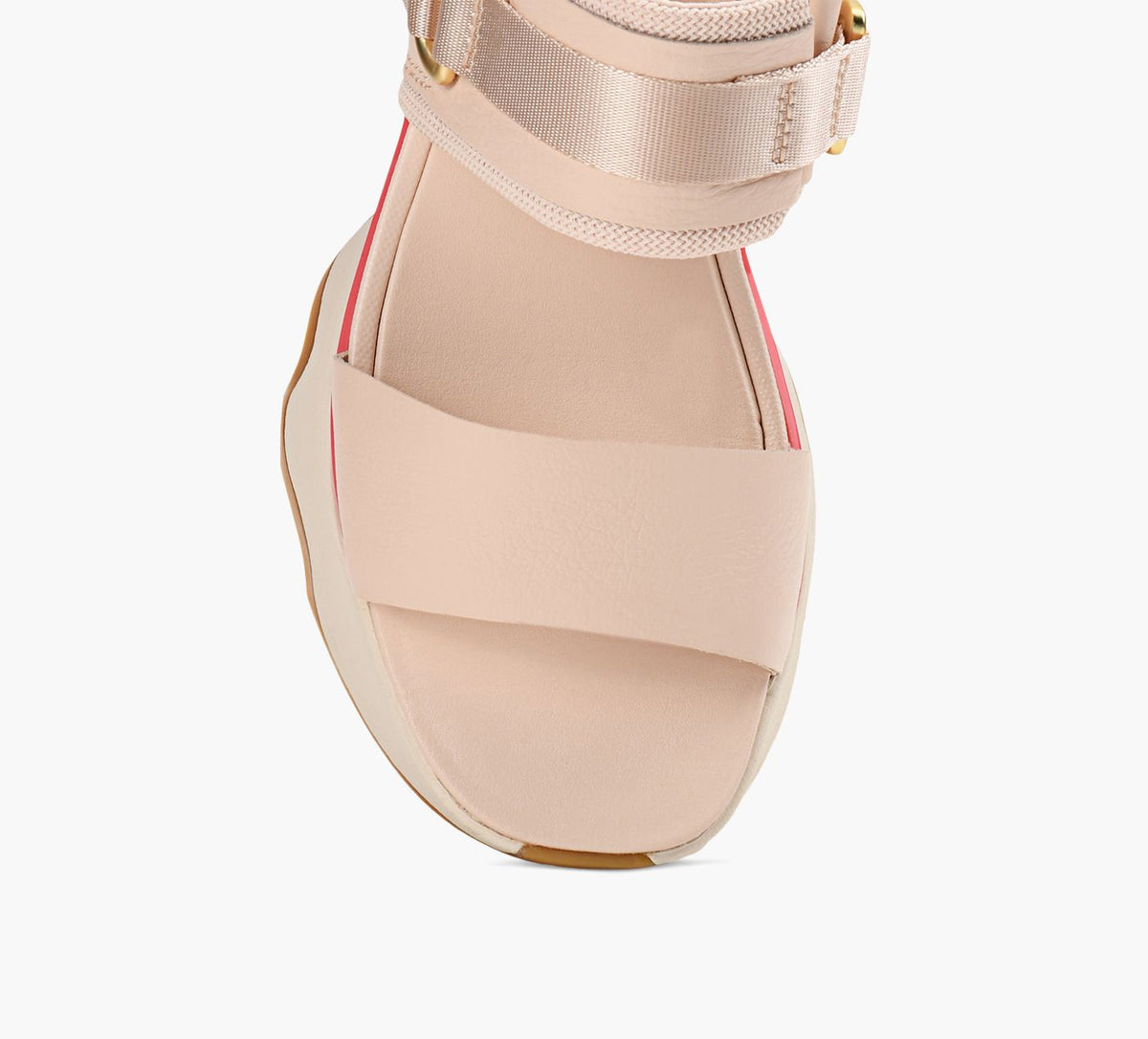 SOREL KINETICSANDALESIMPACTTALONBRIDEARRIRE en ROSE PALE vue 1c