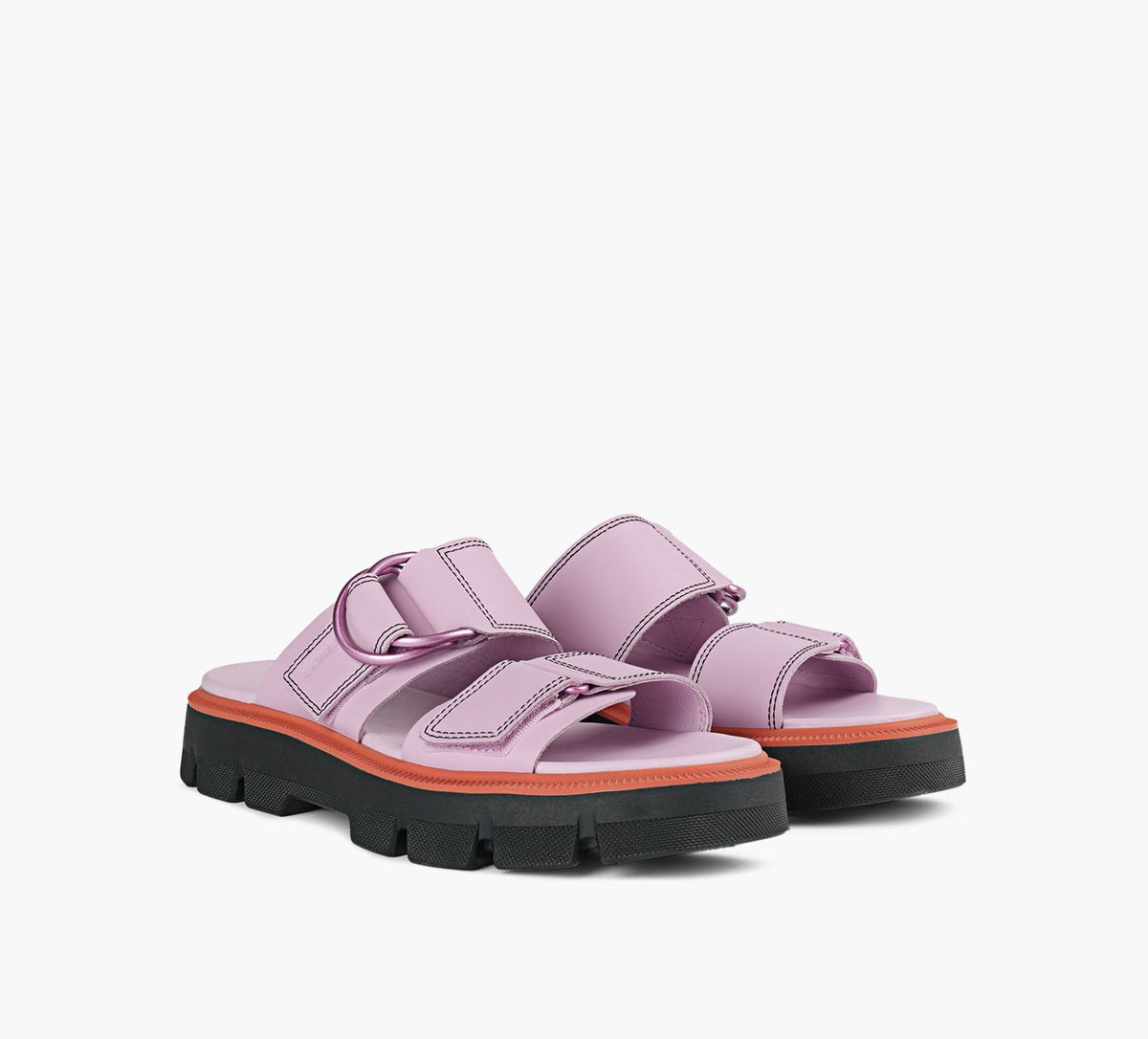SOREL REINCBSANDALESENFILER en VIOLET vue 2