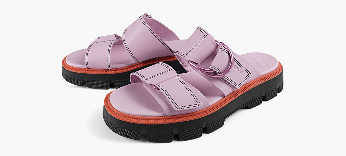 SOREL REINCBSANDALESENFILER en VIOLET vue 4
